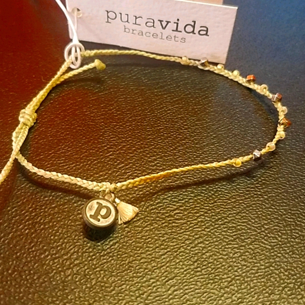 Pura Vida silver seed and bead Bracelet (1)